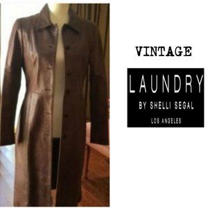 Vintage Laundry By Shelli Segal Leather Jacket